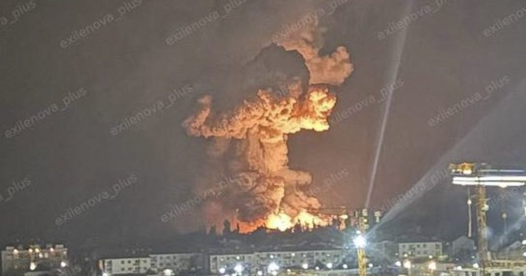 Drone din Ucraina au provocat daune unei nave, unor locuințe și unui depozit de petrol în Rusia