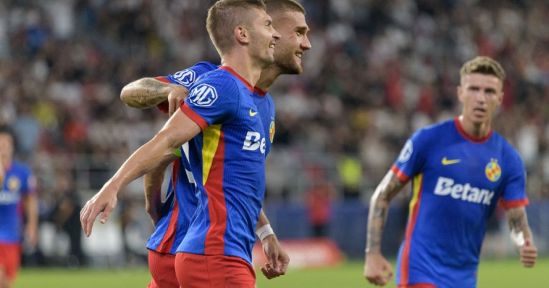 FCSB a pierdut în prelungiri în fața FK Auda și se pregătește pentru un meci de retur complicat în Conference...