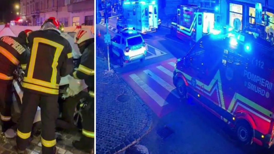 Accident tragic la Brașov: Un vehicul a lovit o grupare de pietoni, trei victime fatale